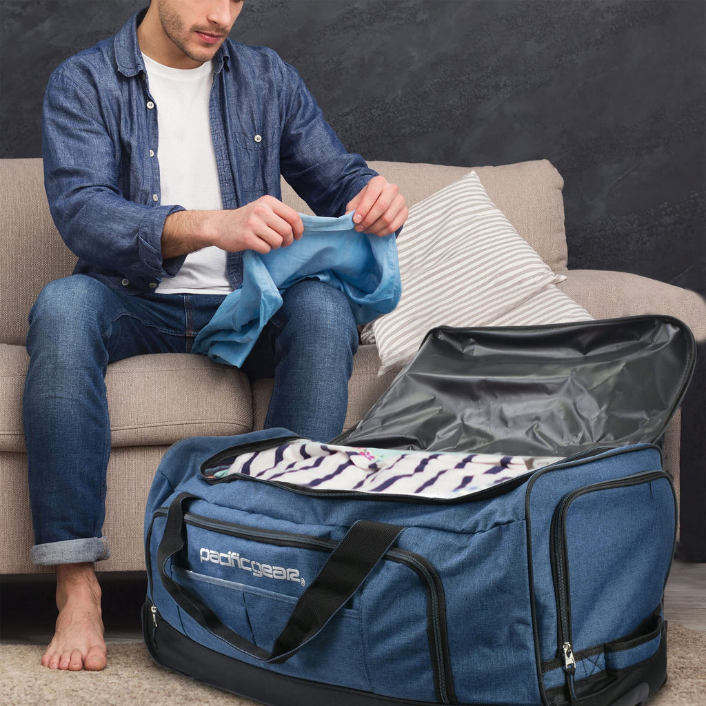 Duffel Bag with Rolling Wheels