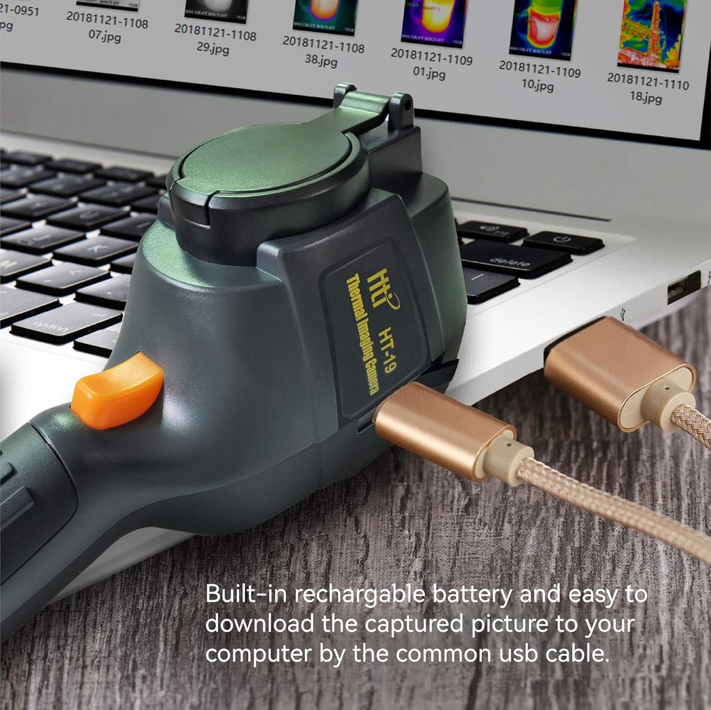 Higher Resolution 320 x 240 IR Infrared Thermal Imaging Camera. Model HTI-19 with Improved 300,000 Pixels, Sharp