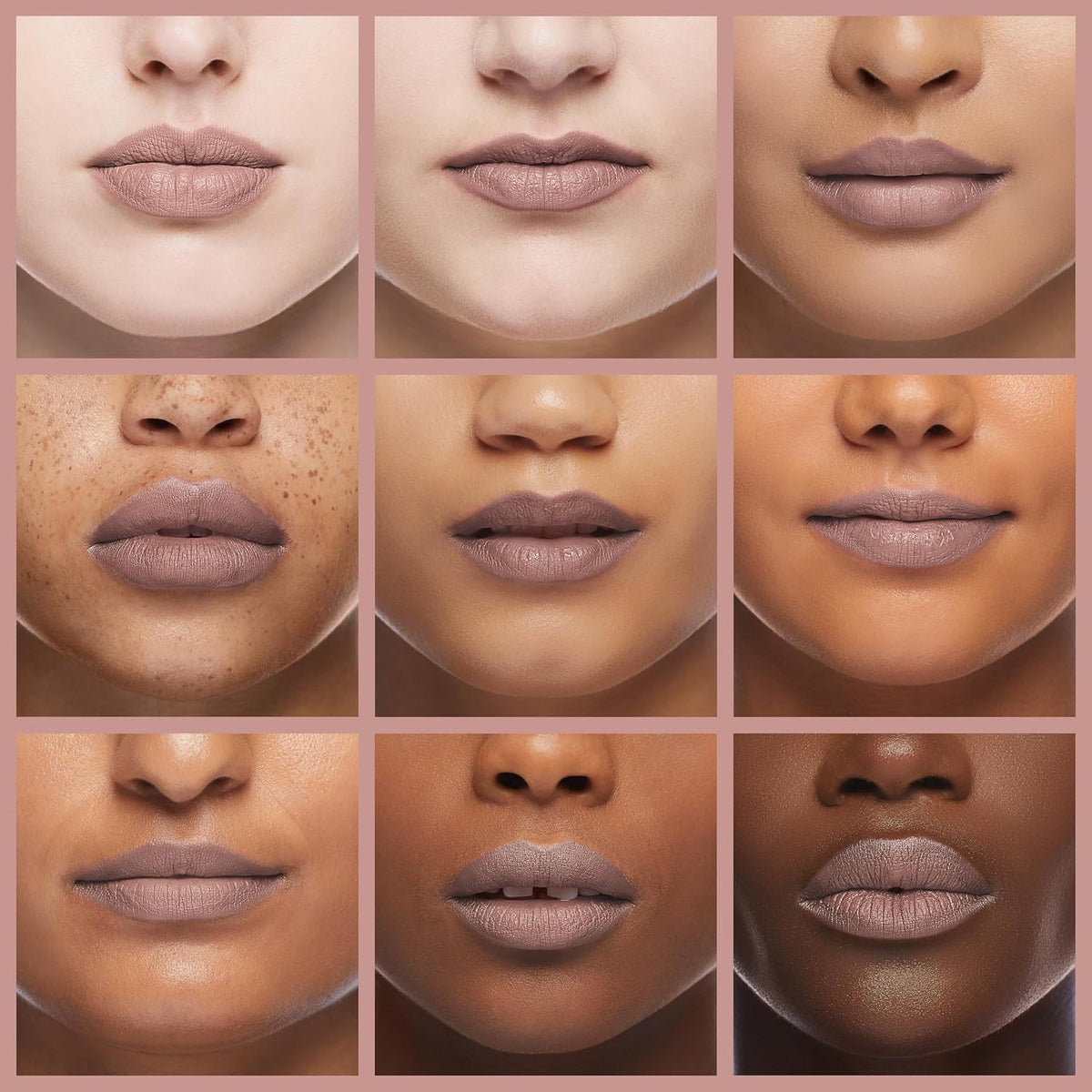 Matte Liquid Pink Lipstick for Women, Pink Nude Long Lasting Lipstick, Waterproof Lip Stain, No Transfer, Creamy High