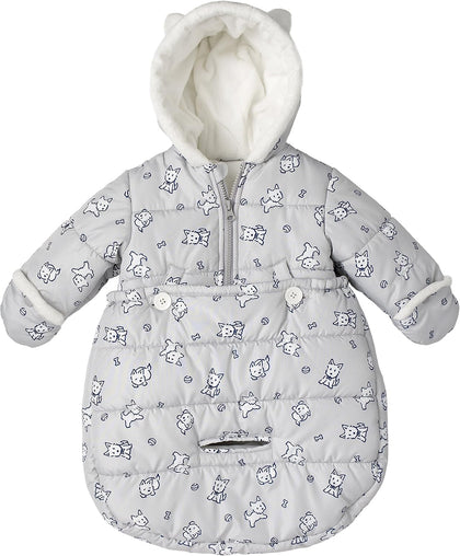 Newborn Infant Baby Girl Boy Puffer Carbag Pram Bag Snowsuit Bunting