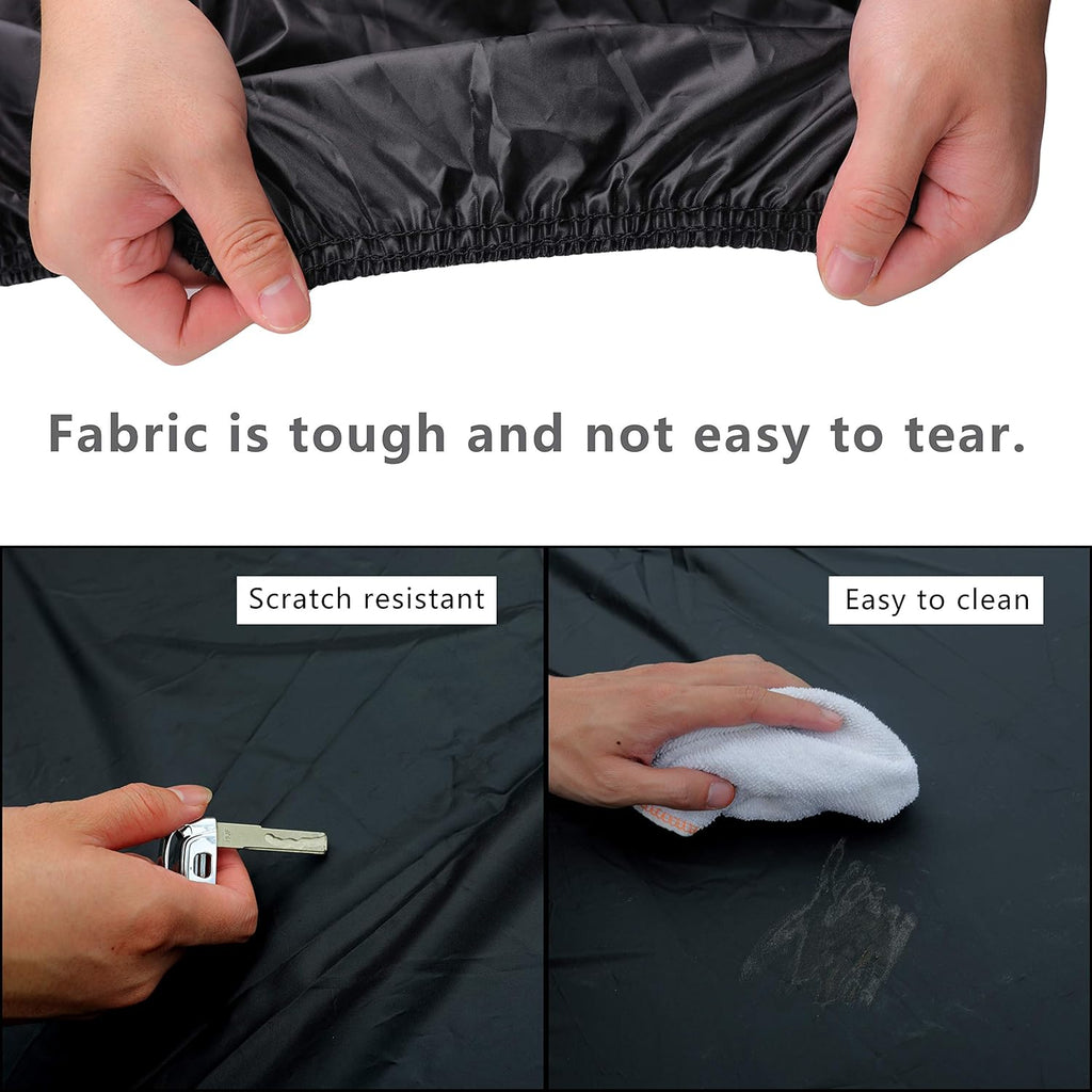 Waterproof Car Cover All Weather Snowproof UV Protection Windproof Outdoor Full car Cover, Universal Fit for Sedan