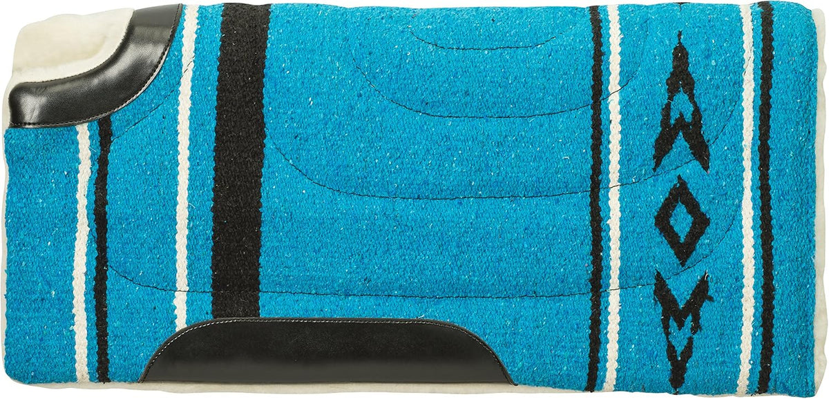 30" x 32" Cut Back Acrylic Saddle Pad Horse Saddle Pad, Shock Absorb Western Saddle Pad for Protection, Durable