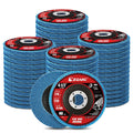 EZARC Zirconia Flap Discs 40 Grit, 4-1/2 x 7/8-Inch, Type 29, 50-Pack