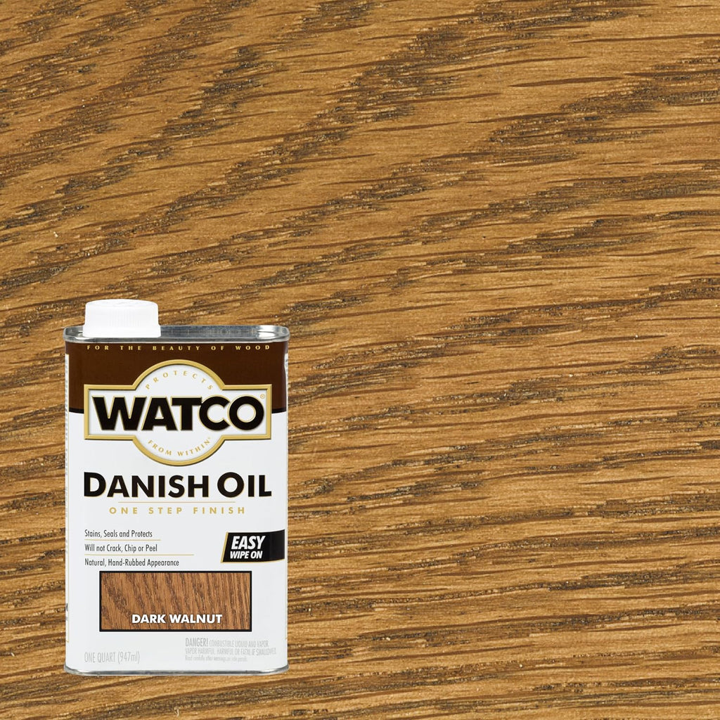 Dark Walnut Danish Oil Wood Finish