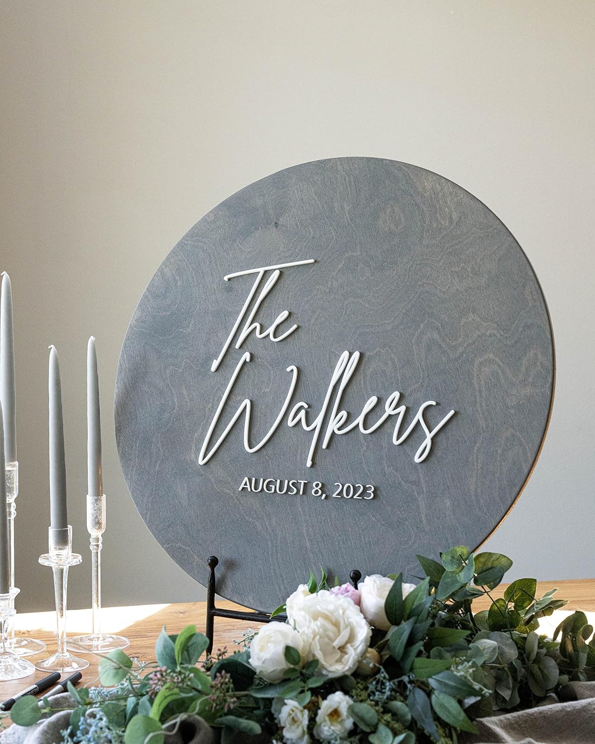 Guest Book Alternative - Custom Wedding Guest Book Decor - Layered Wood Wedding Sign