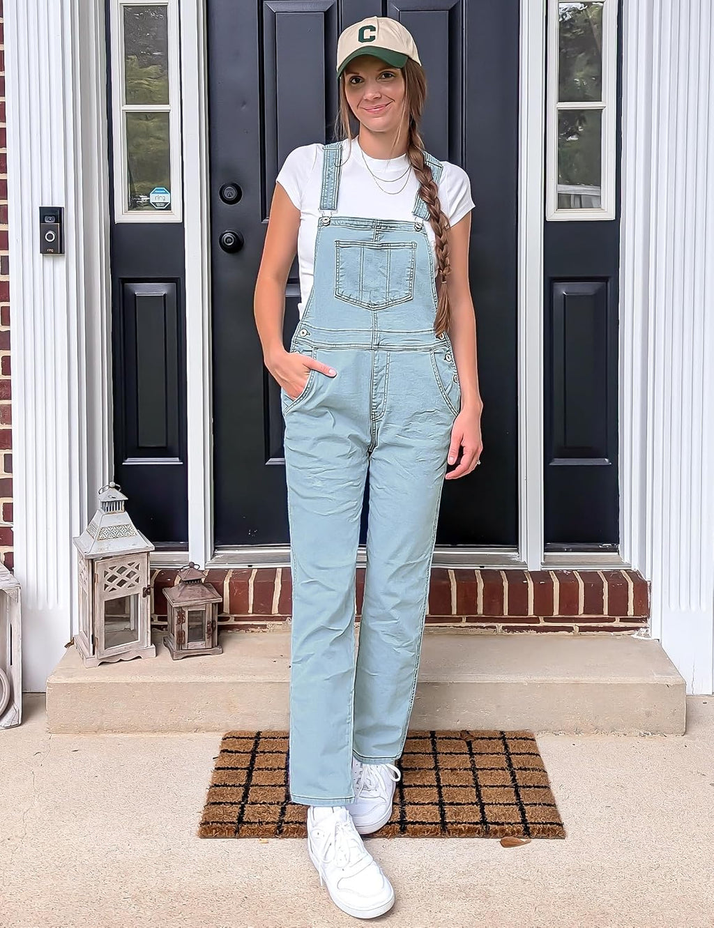 Women's Casual Stretch Adjustable Denim Bib Overalls Jeans Pants Jumpsuits