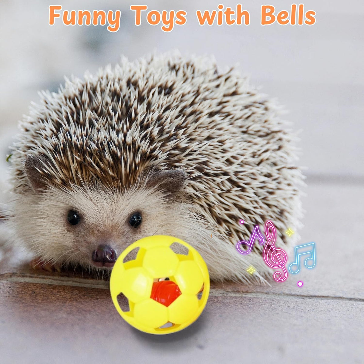 Hedgehog Hideout Tunnels with Bell Ball Toy, Hedgehog Tunnels with 2pcs Toys For Hedgehogs, Small Animal Tunnel Tubes
