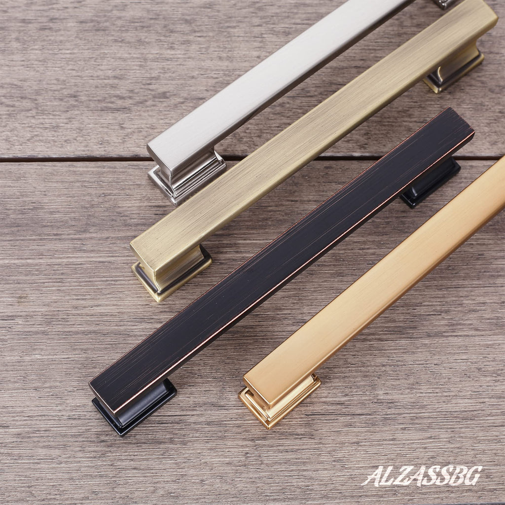 5" Brushed Antique Brass Cabinet Pulls 5 Pack, AL3061AB