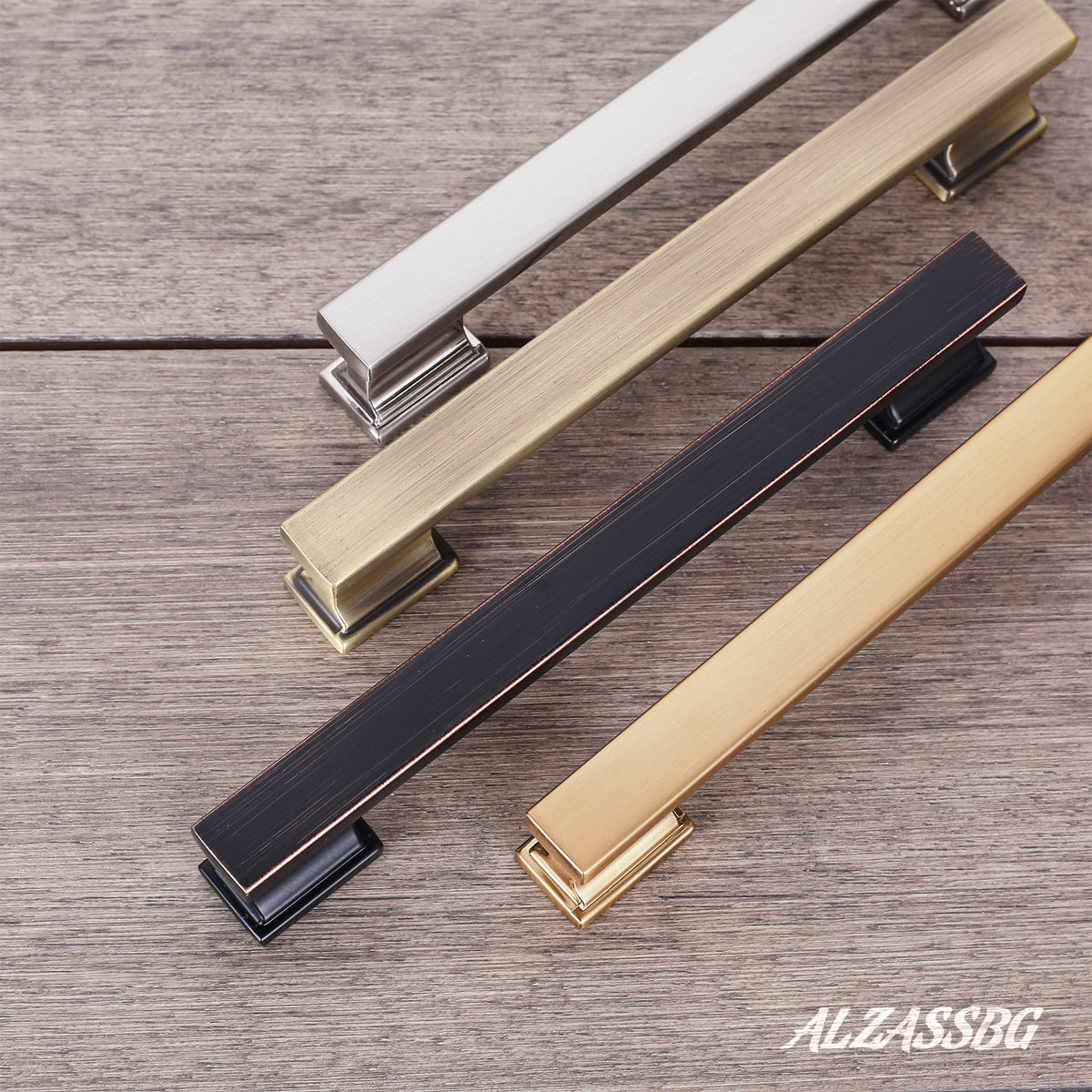5" Brushed Antique Brass Cabinet Pulls 5 Pack, AL3061AB