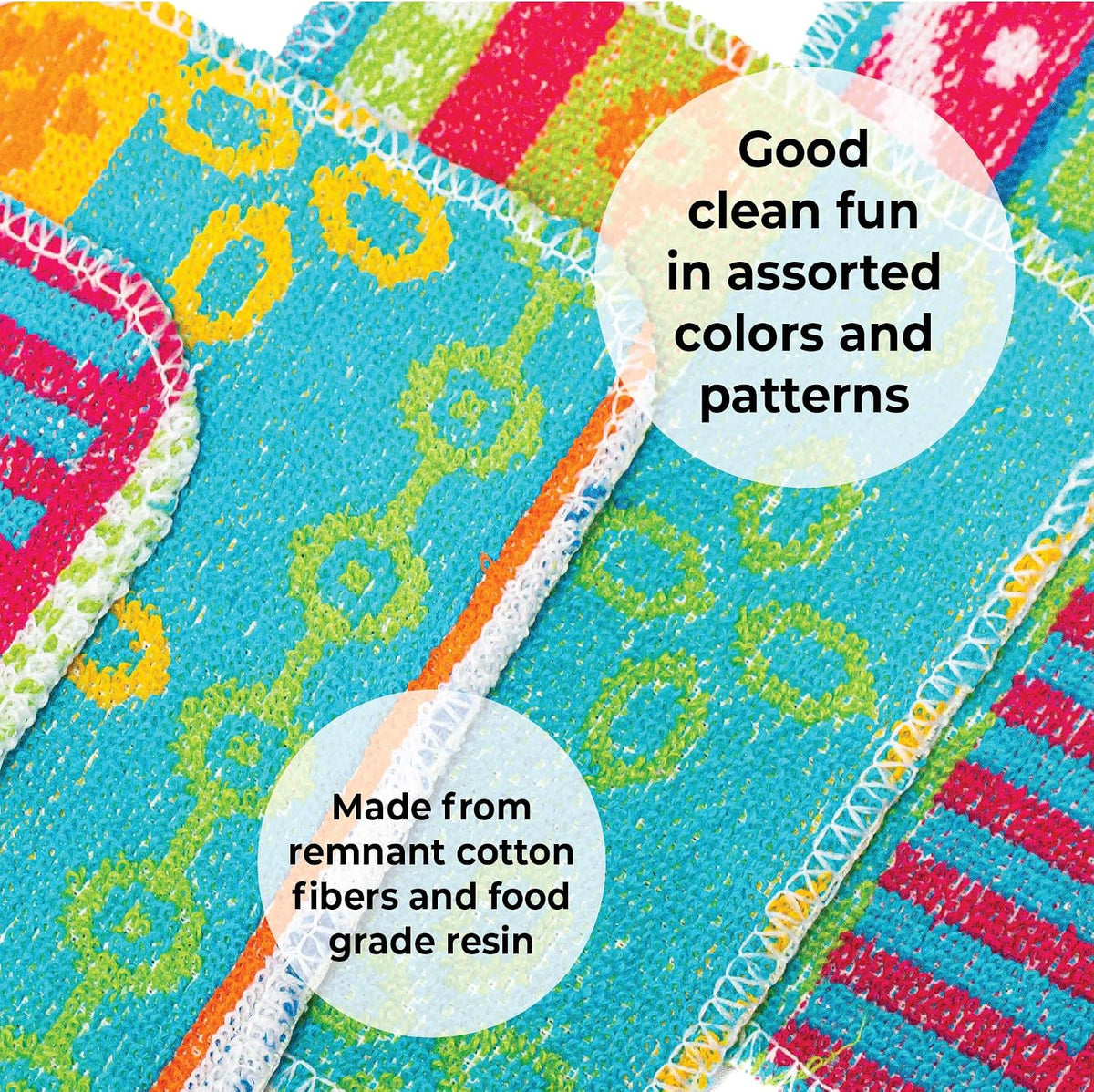 Scrub, 4-Pack Reusable, Non-Scratching Dish Scrubber for Kitchen and Household Cleaning, Planet-Friendly, Dishwasher