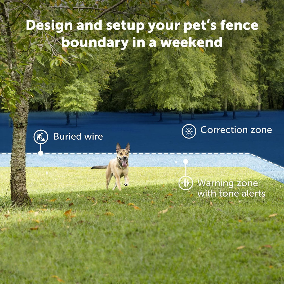 Basic In-Ground Fence, 2 Dog, Up to 1/3 Acre