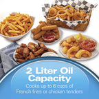 8 Cup Electric Deep Fryer with Basket For Home Use