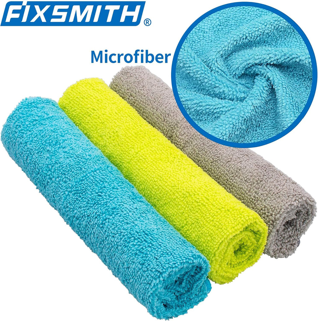 Microfiber Cleaning Cloth - Pack of 50, Microfiber Towels for Cars 16 x 12 in, Highly Absorbent Cleaning Rags