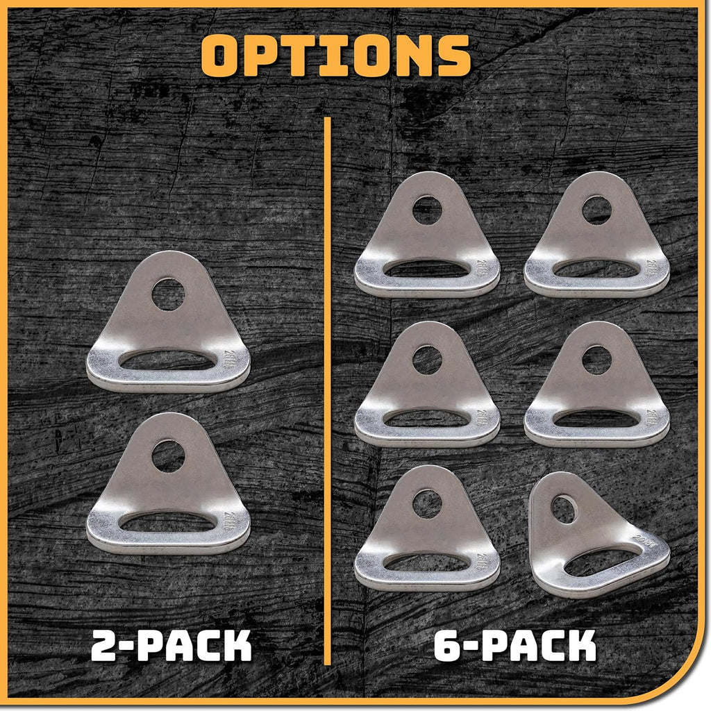 26kN Climbing Wall Bolt Hanger/Anchor/Tiedown for 3/8" Screw/Bolt Ideal for Rock Climbing and Home Gyms, Hammocks