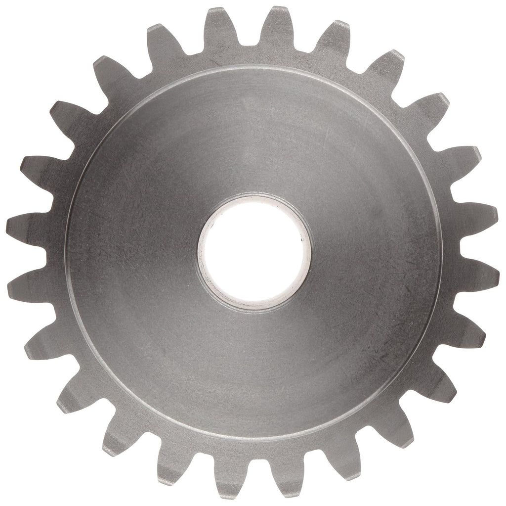 Ametric 20S2040 Inch Steel Spur MPB Gear, 20 Deg 20DP, 40 Teeth, 1/2 Inch +/-1/16" Pilot Bore (B), 1/2" Face Width (F), 1-13/16 Inch Hub Dia (H), 0.5 Inch Hub Projection (P), 1 Inch total width, 2.1 Inch OD, (1-125)