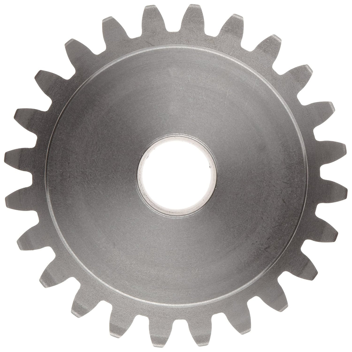 Ametric 20S2040 Inch Steel Spur MPB Gear, 20 Deg 20DP, 40 Teeth, 1/2 Inch +/-1/16" Pilot Bore (B), 1/2" Face Width (F), 1-13/16 Inch Hub Dia (H), 0.5 Inch Hub Projection (P), 1 Inch total width, 2.1 Inch OD, (1-125)