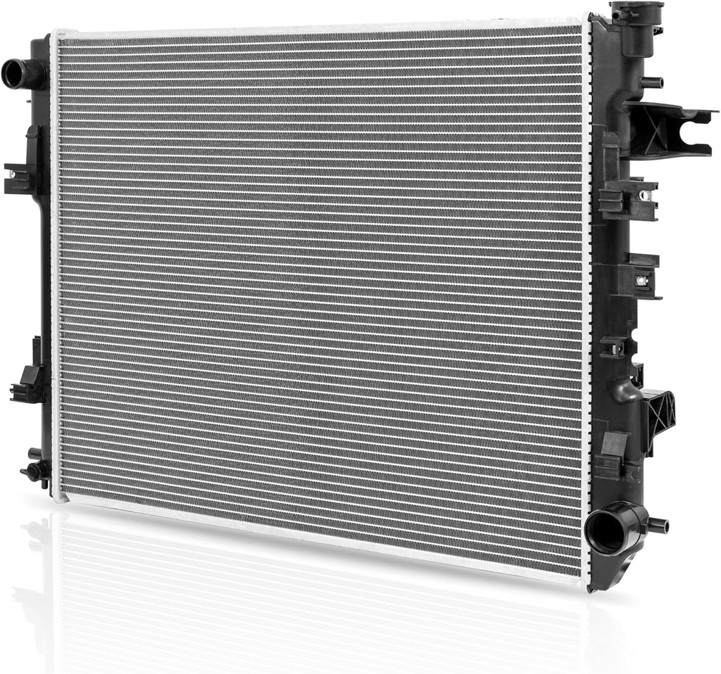 KUIPERAUTO Aluminum Radiator Compatible for 2009-2018 Dodge Ram 1500 2500 3500 Compatible for 2019 Dodge Ram 1500 Classic 3.6L 5.7L V6 V8 Replace# CU13129
