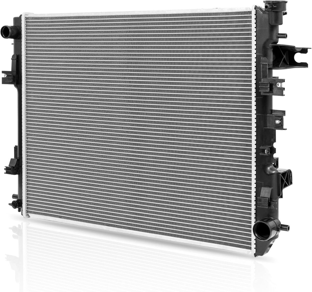 KUIPERAUTO Aluminum Radiator Compatible for 2009-2018 Dodge Ram 1500 2500 3500 Compatible for 2019 Dodge Ram 1500 Classic 3.6L 5.7L V6 V8 Replace# CU13129