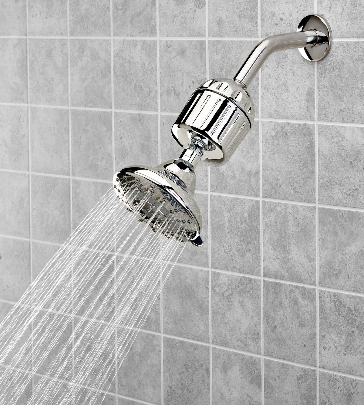 HO2-CM-M Authentic Universal High Output Shower Filter, Chrome