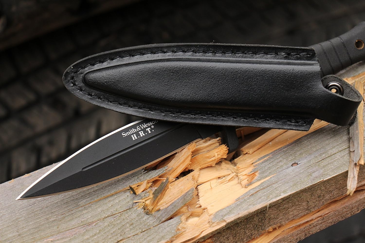 9" H.R.T Double Edged Boot Knife with High Carbon Stainless Steel Blade