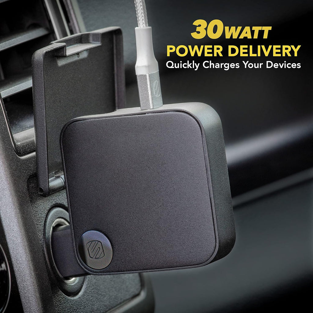 HCPDC30 PowerVolt 2 in 1 30W Home and Car Charger Compatible with USB-C Devices