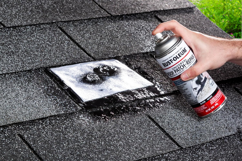 Triple Thick Roof Patch and Sealer Spray, 13 oz, Black