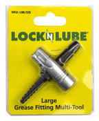 LockNLube Grease Fitting Multi-Tool, Large