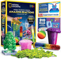 National Geographic Amazing Chemistry Set with 100+ Experiments Ages 8-12 | Crystal Growing, Chemical Reactions, STEM