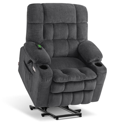 Small Dual Motor Power Lift Recliner Chair for Petite Elderly, 7893