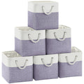 11 inch Cube Storage Bin with Handles 6 Pack