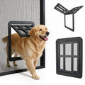 Dog Screen Door for Sliding Screen Door, Flap Opening 11.2" x 14.4", Screen Door with Magnetic Doggie Door Built-in
