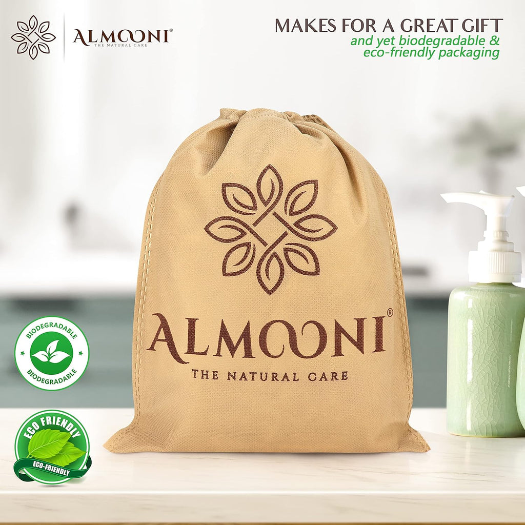 Egyptian Loofah Gloves for Women & Men, Real Natural Egyptian Loofah Mittens with Terry Cloth, Premium Exfoliating