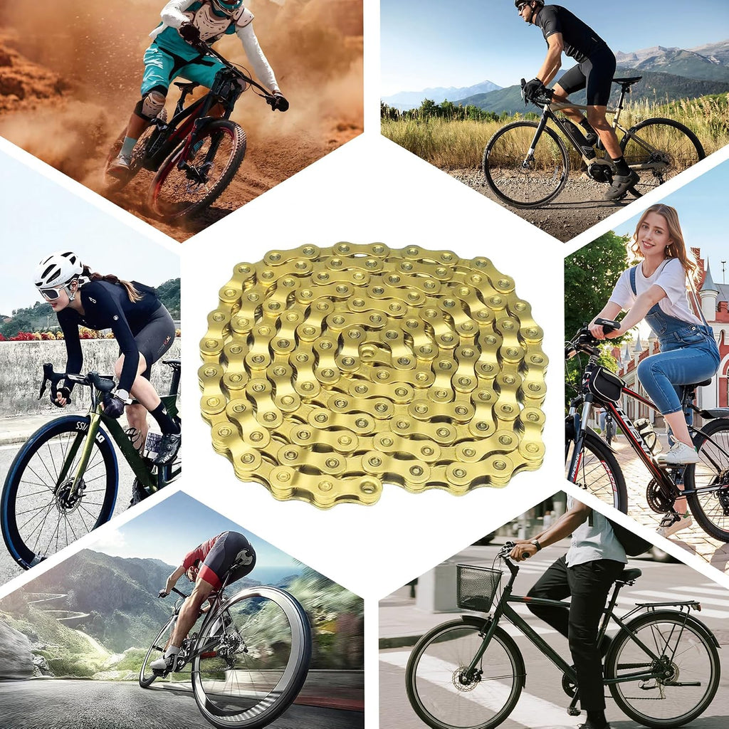 Multi-Speed Bike Chain 6/7/8 Speed for Road & Mountain Bikes