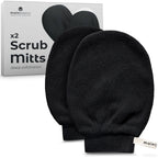 Deep Exfoliating Gloves Korean Scrub Mitt (2 Pack)