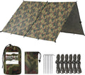 Waterproof Camping Tarp, Lightweight Hammock Rain Fly, UV Protection and PU 3000mm Waterproof Backpacking Tarp, Tent