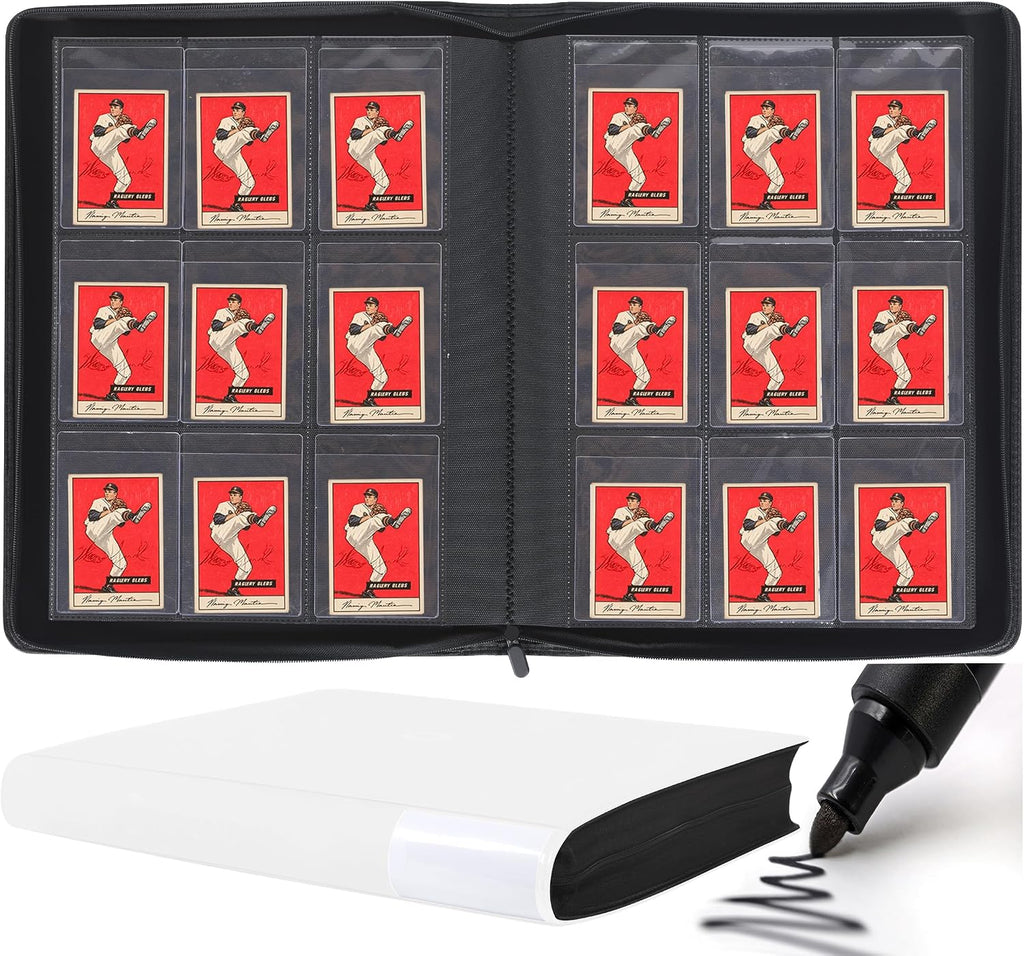 Semi Rigid Card Holder Binder - Card Saver 1 Binder for Semi Rigid Card Holders, Semi Rigid Card Holder Album Fits