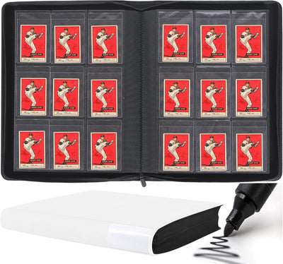Semi Rigid Card Holder Binder - Card Saver 1 Binder for Semi Rigid Card Holders, Semi Rigid Card Holder Album Fits