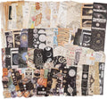 Vintage Scrapbook Supplies Pack (200 Pieces) for Witchy Junk Journal Bullet Journals Planners Space Moon Paper
