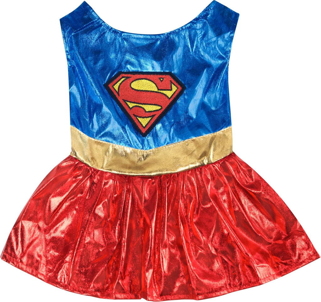 DC Comics Superheroes: Supergirl Pet Costume for For Dogs or Cats by Rubies, XL