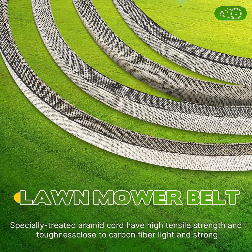 954-05021 100" x 1/2" Lawn Mower 42" Deck Belt for Cub Cadet XT1 LT42 XT2 LX42 754-05021 Ariens 21546422 21547025 21547238 592855001 Craftsman T210 T2200 T2200K T7800 T8000 Lawn Mowers Aramid Cord