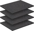 4 Pcs 16" x 12" x 0.5" Polyurethane Foam Sheet for Case Toolbox