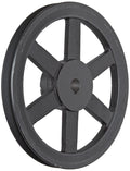 Martin BK90 1 3/8 FHP Sheave BS, 4L/5L or B Belt Section, 1 Groove, 1-3/8" Bore, Class 30 Gray Cast Iron, 8.75" OD, 2835 max RPM, 8 Datum/8.4 Datum