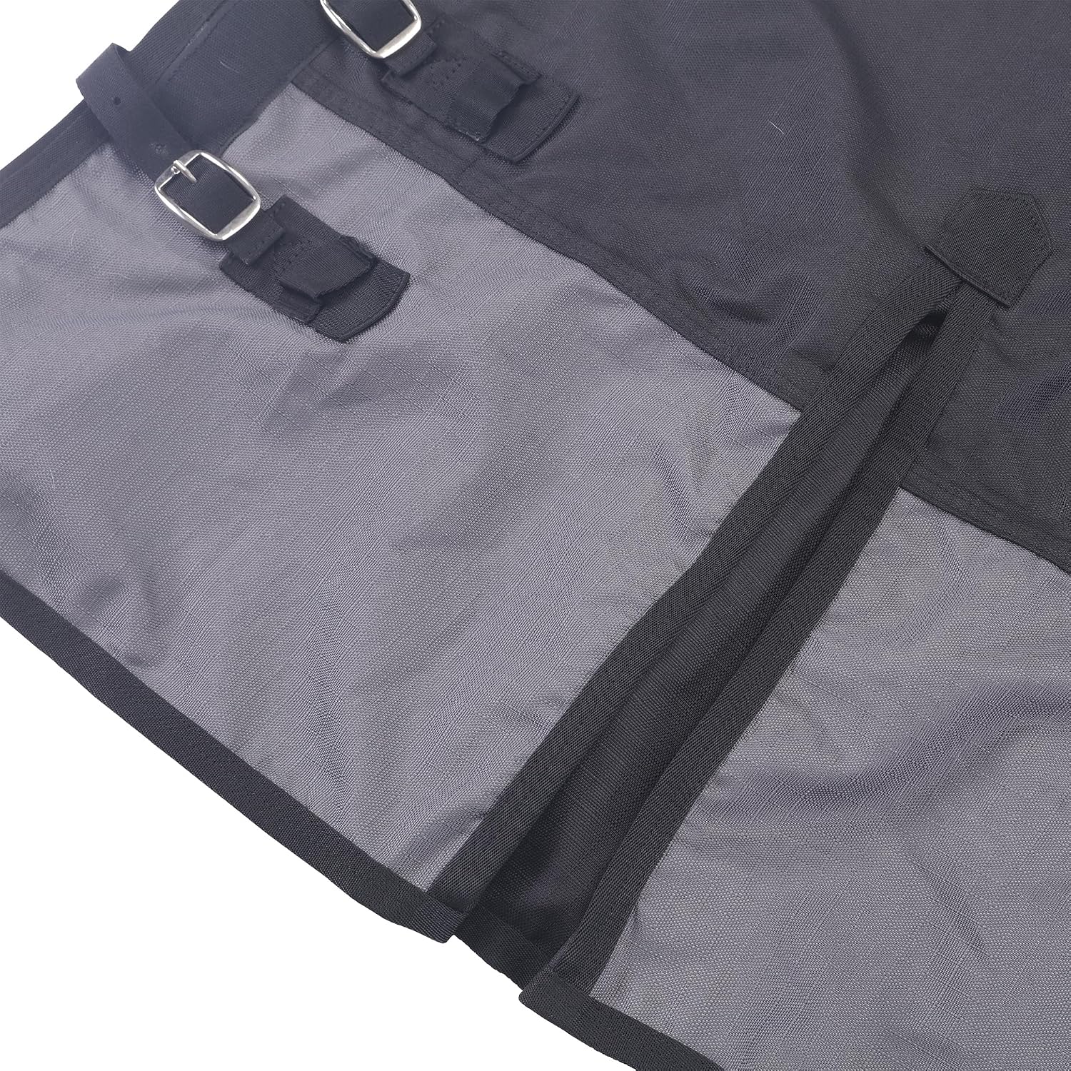 1200D Horse Blanket Waterproof Breathable Turnout (no Filling) Standard Neck Horse Sheet Black Grey 69IN