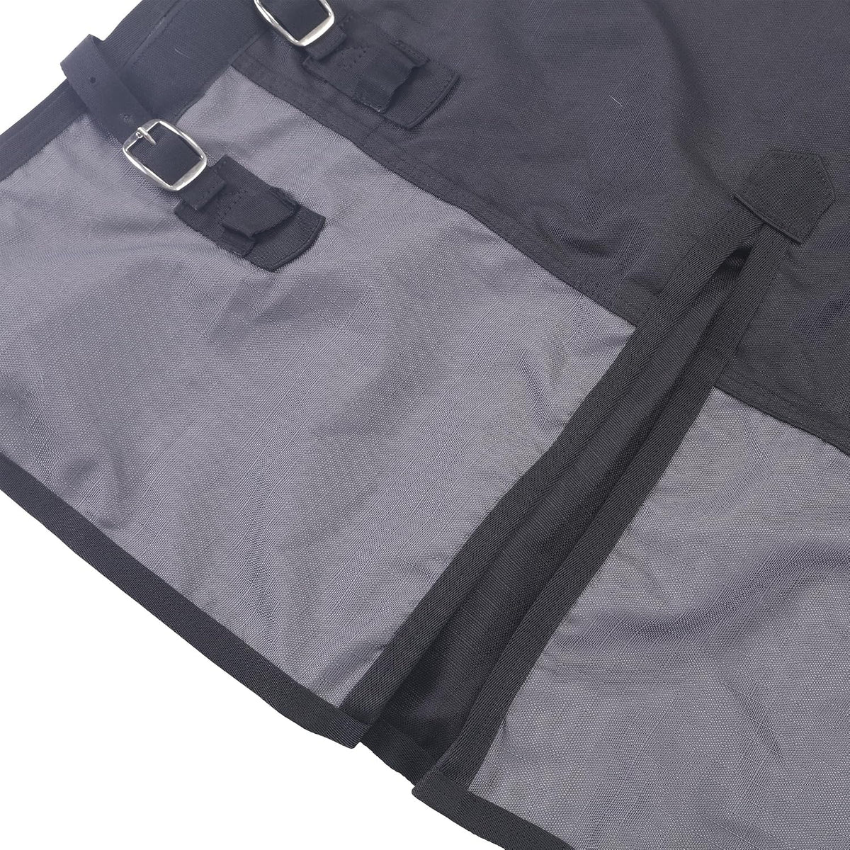 1200D Horse Blanket Waterproof Breathable Turnout (no Filling) Standard Neck Horse Sheet Black Grey 78IN