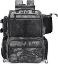 Fishing Tackle Backpack with Rod Holders, Bottle Holder, Storage Bag Store Fishing Gear