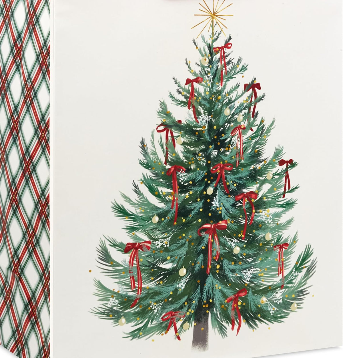 Christmas Gift Bags, Assorted 8-Pack (Nutcracker, Plaid, Tree)