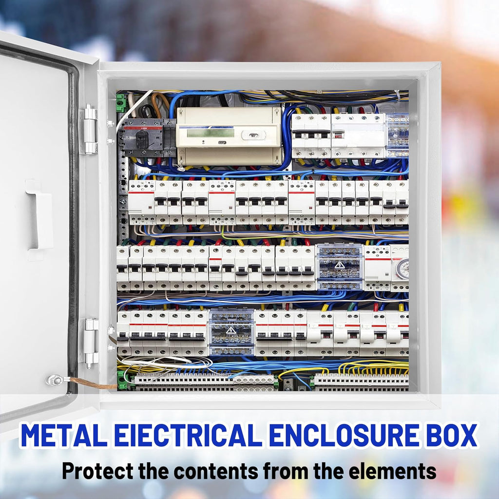 Outdoor Electrical Box 16x16x8 NEMA 4X IP66 Waterproof Junction Box