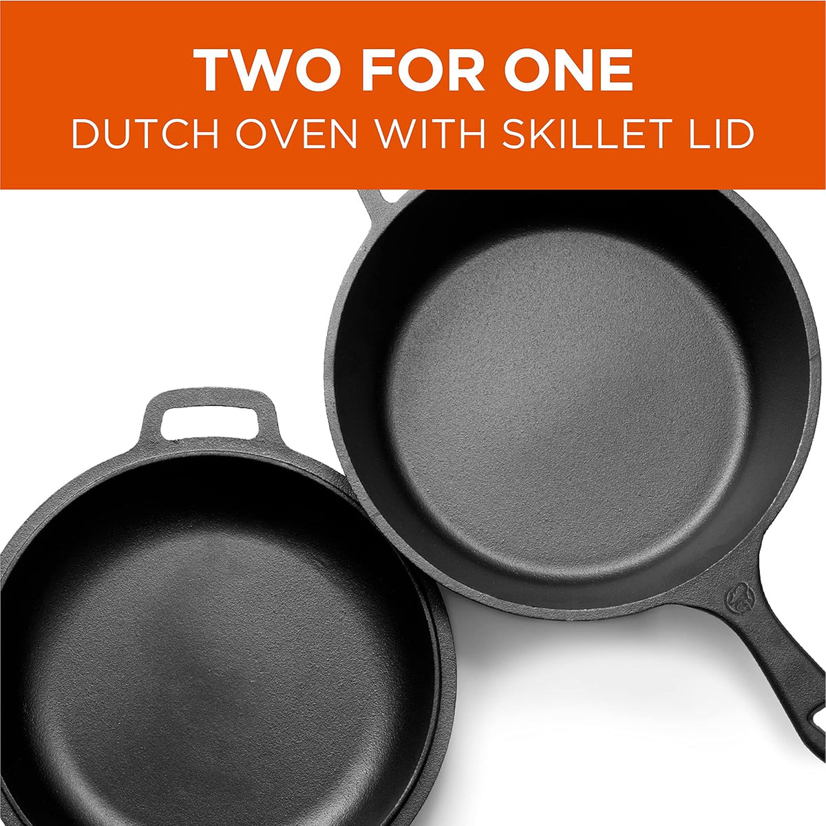 2-in-1 3-Qt. Dutch Oven, 10.25-Inch Skillet Lid, CHFL3CC