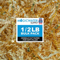 MagicWater Crinkle Cut Paper for Gift Baskets - 1/2LB - Vanilla & Gold