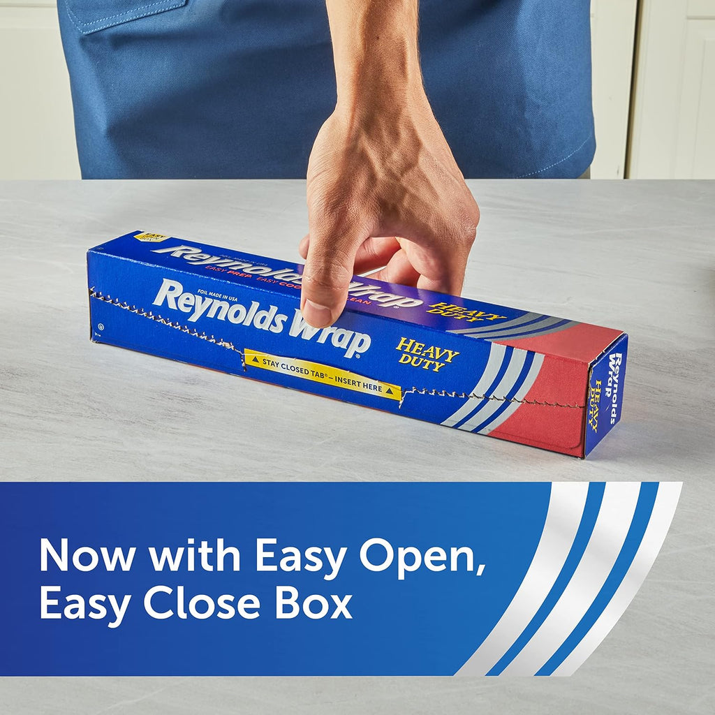 Wrap Heavy Duty Aluminum Foil Roll, 12 Inch Wide, 130sq ft